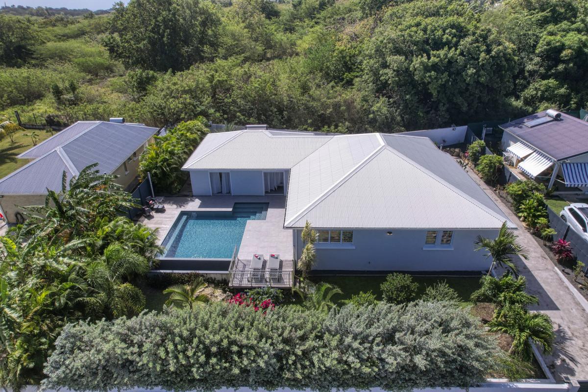 43.Location villa piscine Saint François Guadeloupe_Vue drone